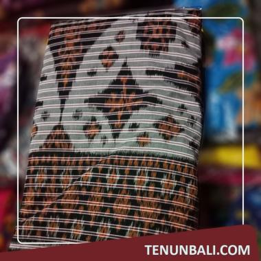 Seragaman Kain Endek Bali Meteran Motif Rembang warna Putih