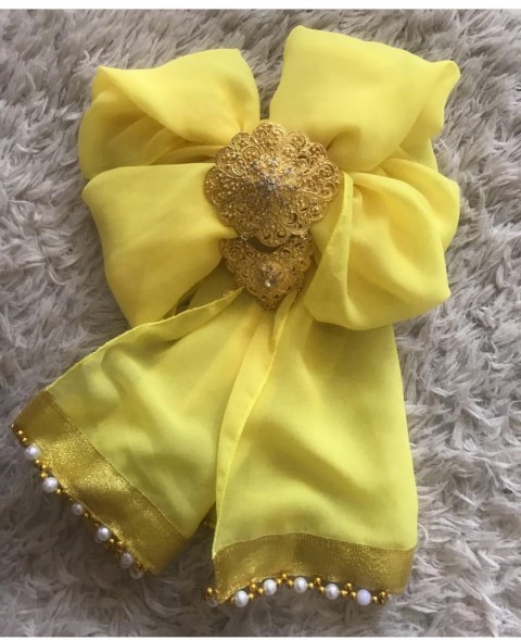 Selendang Bali Warna Kuning 1