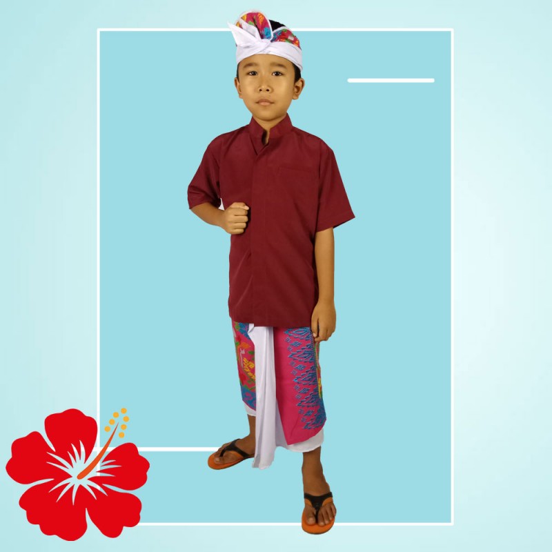 Set Kamen Katun Bordirdan Safari Untuk Anak