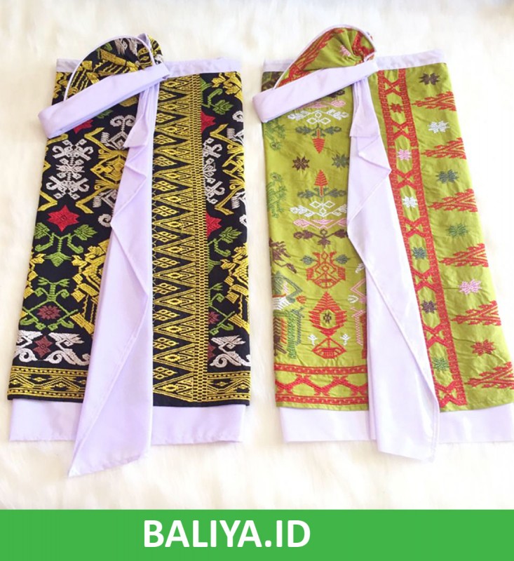 Set Saput dan udeng anak songket Bordir