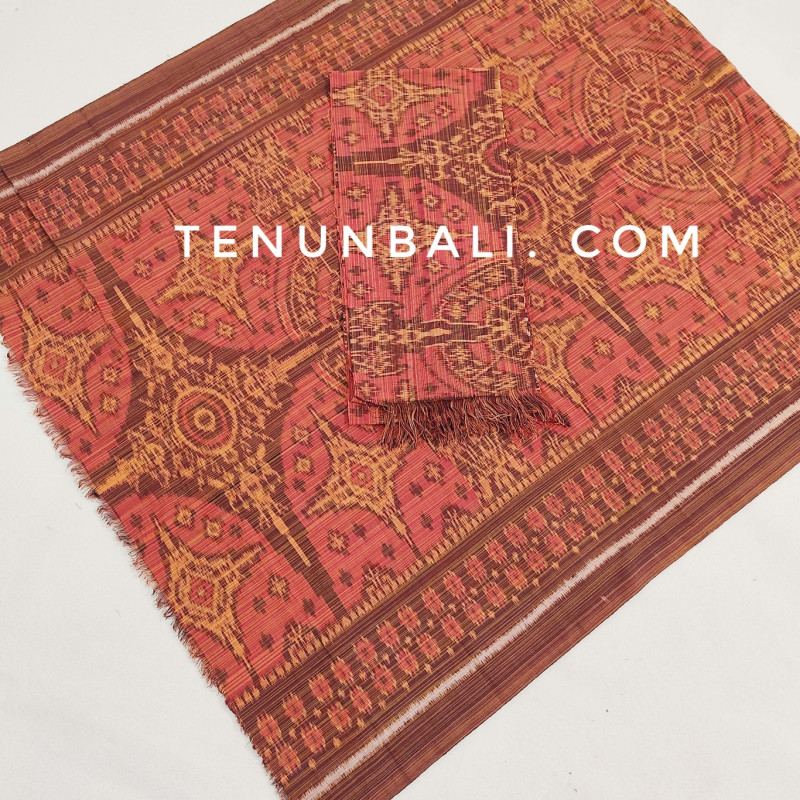 kamen endek bebali motif lobeng tenunbali 1