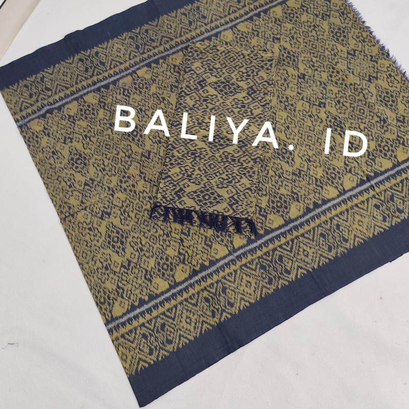 kamen endek catri warna navy baliya