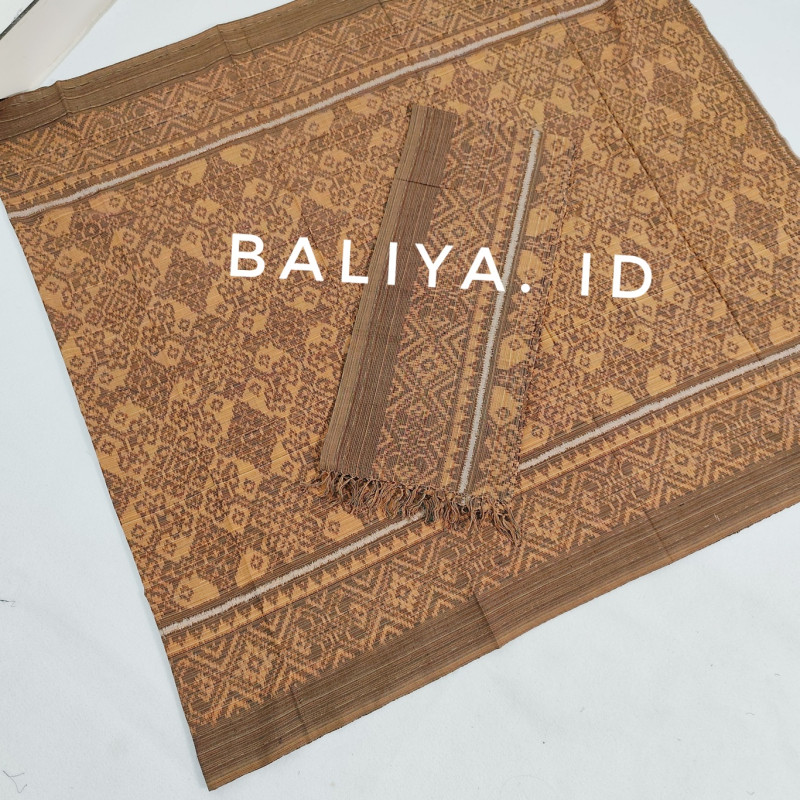 kamen endek catri warna olive baliya